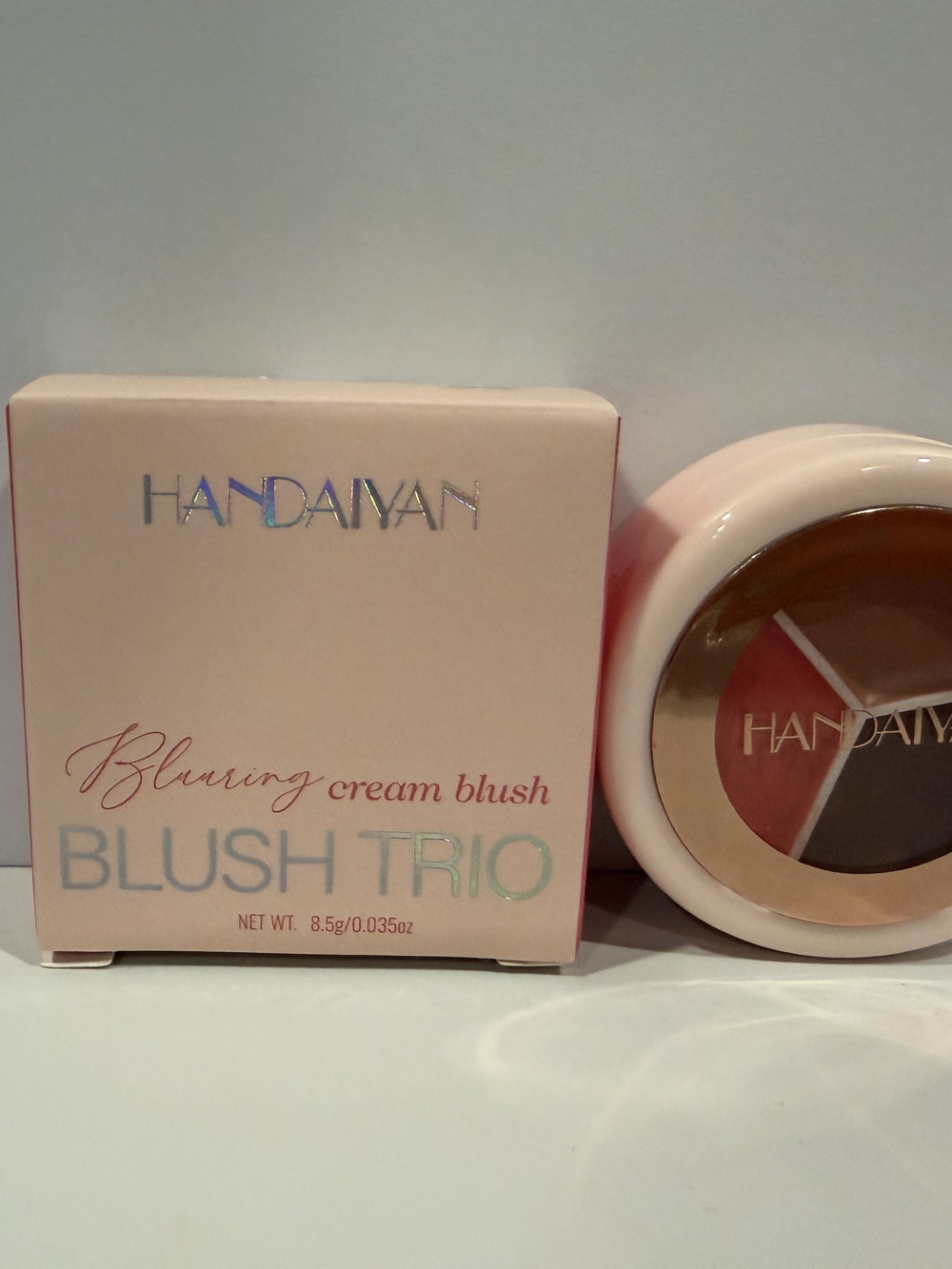 Sephora Blurring Cream Blush Trio — Pink, Coral, Brown